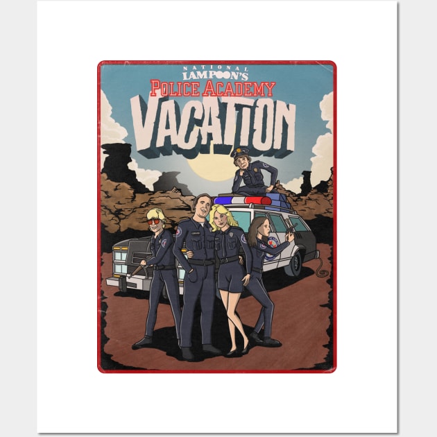 Police Academy Vacation Wall Art by kickpunch